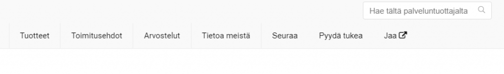 Asiakas voi pyytää tukea verkkokaupan kauppasivulta.