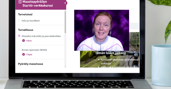 Verkkokurssien tekeminen Alusen omalla verkkokurssialustalla valmentajille ja ohjaajille.