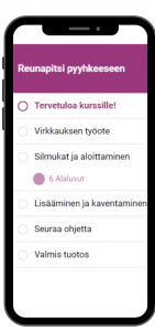 Käsityöyrittäjien verkkokurssit Alusen alustalla ja verkkokaupassa.